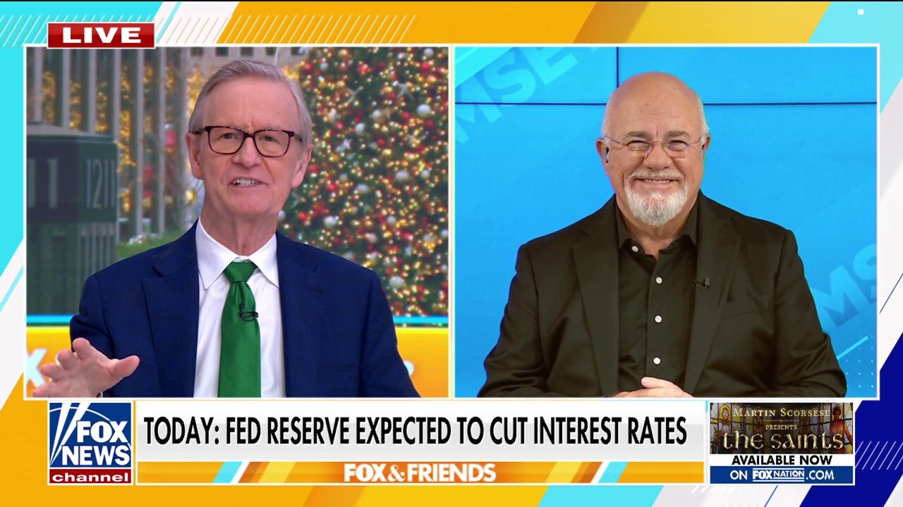 Personal finance expert Dave Ramsey joined 'Fox & Friends' to discuss the Federal Reserve possibly cutting interest rates and how Americans can avoid overspending during the holidays. 