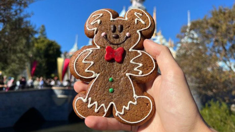 Mickey gingerbread Disney Food Blog 2023 photo