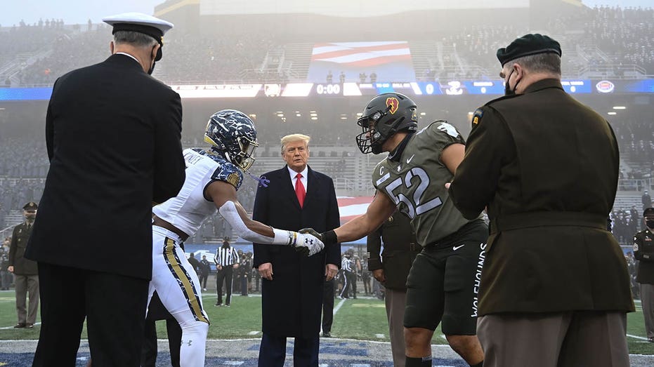 Trump at army navy